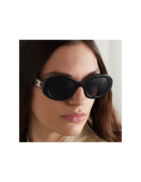 Celine Triomphe CL40194U Oval Sunglasses 